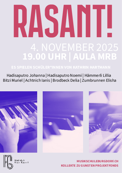 RASANT - Musizierstunde Klavier