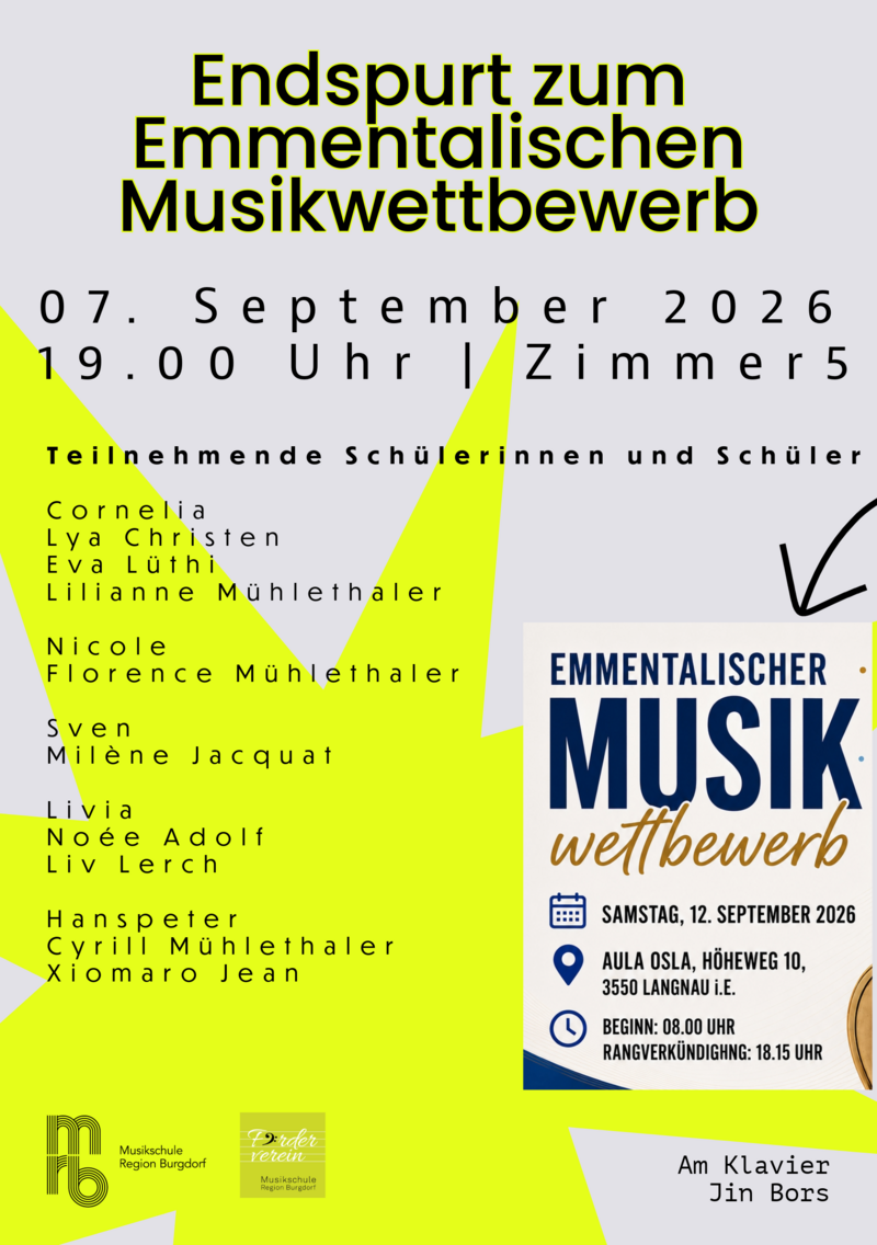 Endspurt zum Emmentalischen Musikwettbewerb-1