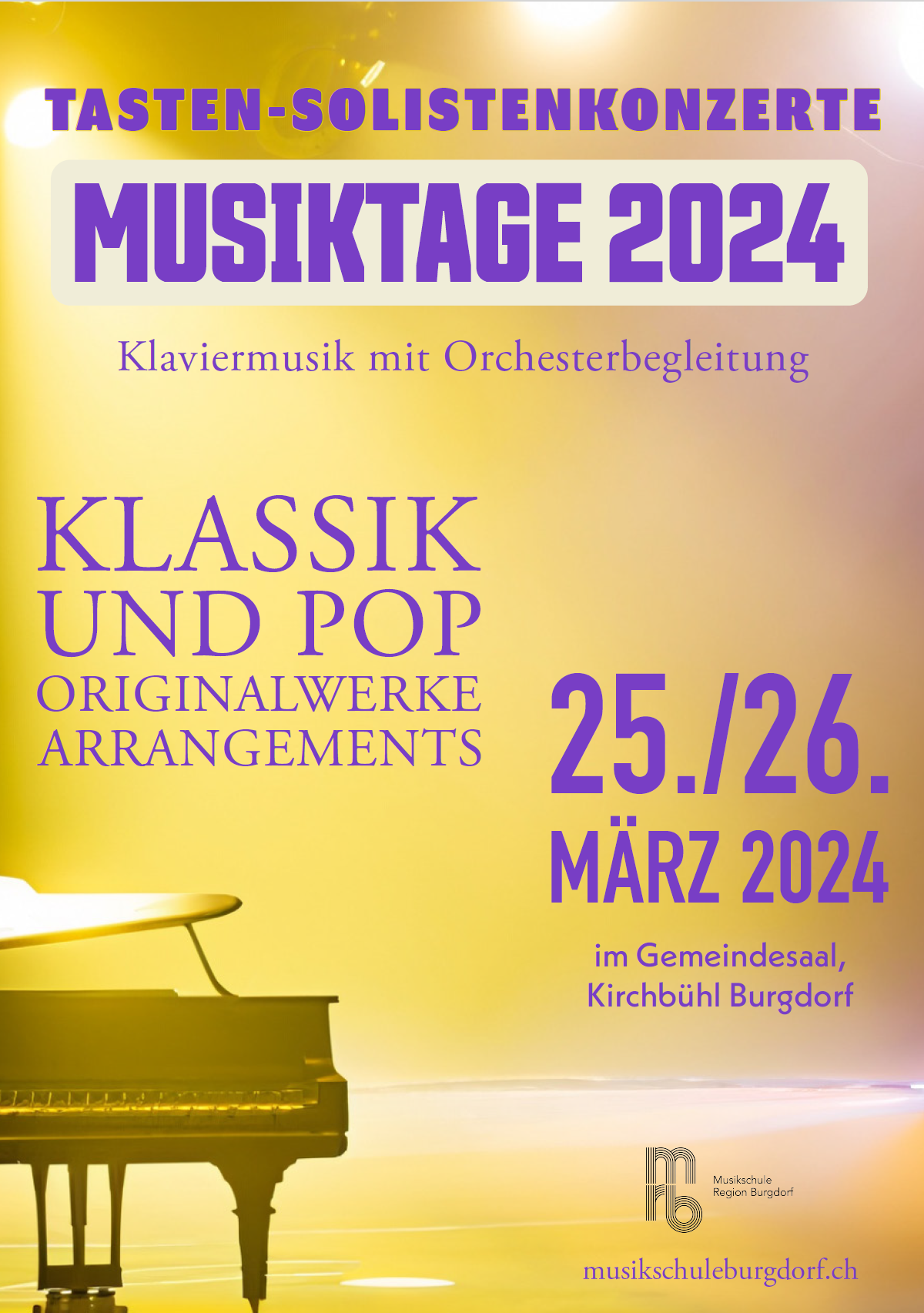 Musiktage 2024 | Tasten-Solistenkonzert 2